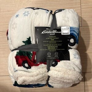Eddie Bauer Ultra Soft Blanket winter themed